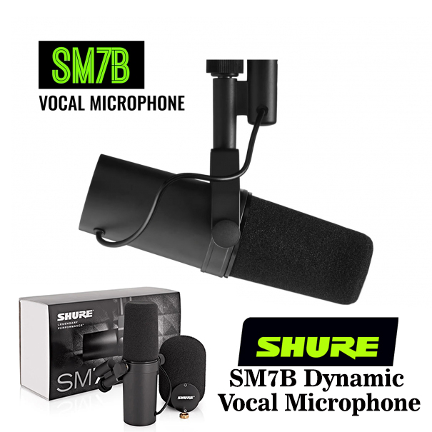Shure SM7B Shure SM7B Cardioid Dynamic Vocal Microphone Cardioid Dynamic Vocal Microphone